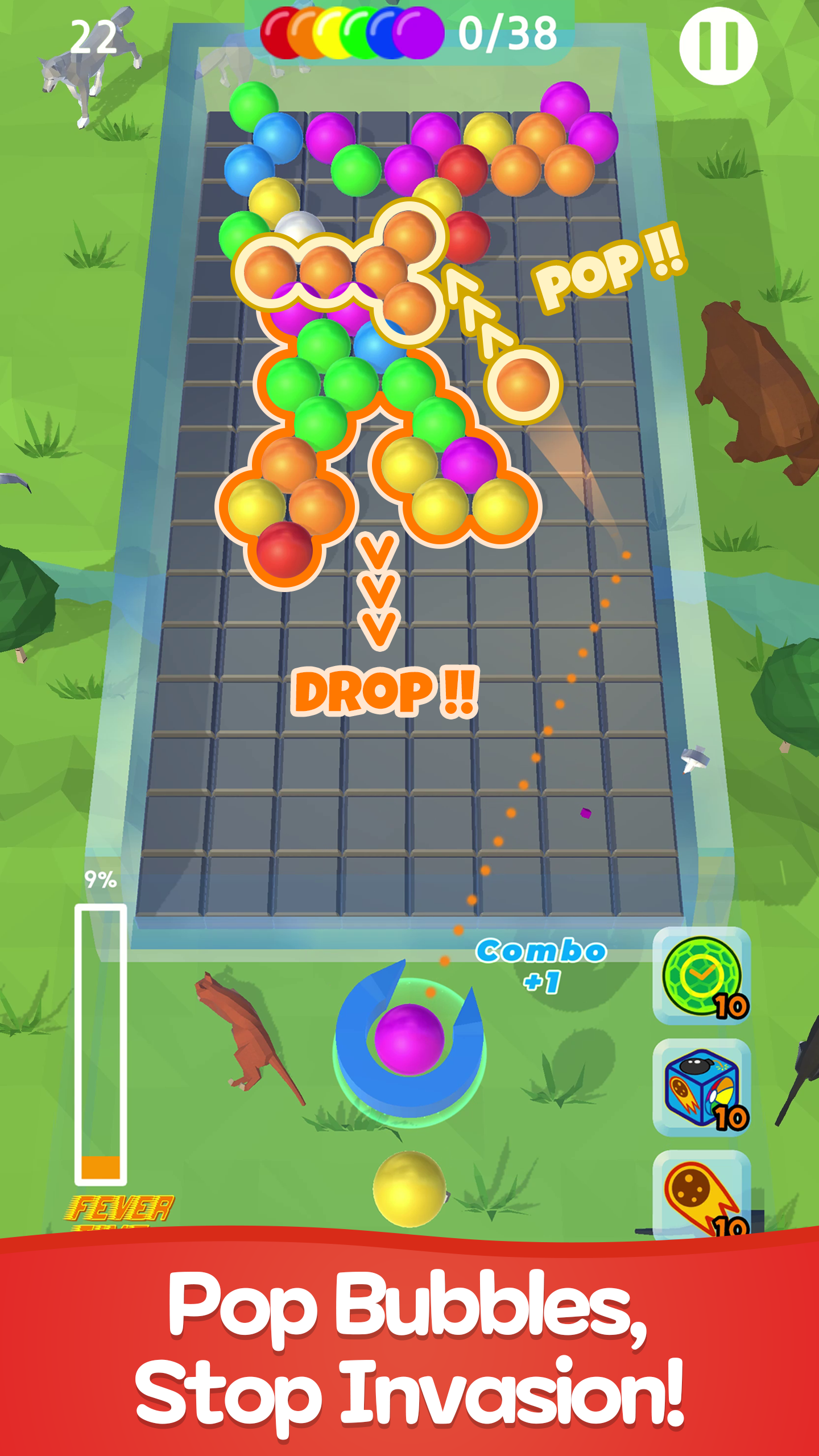 Goal - Pop Bubbles